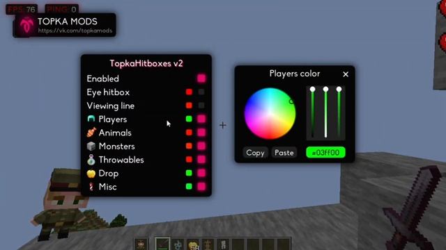 ШОК БЕСПЛАТНЫЙ МОД НА ИЗМИНЕНИЕ ЦВЕТА У ХИТБОКСОВ| topkaproduct | funtime | смотреть онлайн