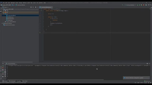 Java 09 Loops 3 Continue and Break смотреть онлайн