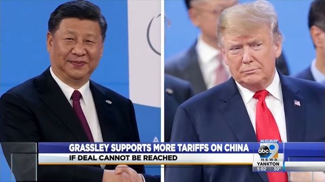 Grassley supports more tariffs on China смотреть онлайн