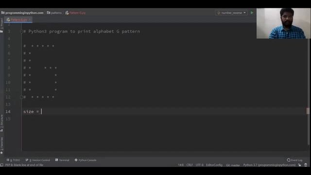 Python Program to Print Pattern of Letter G || Pattern Programming смотреть онлайн