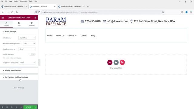 Free Elementor Header & Footer Builder plugin | Create custom header and footer in Elementor смотреть онлайн