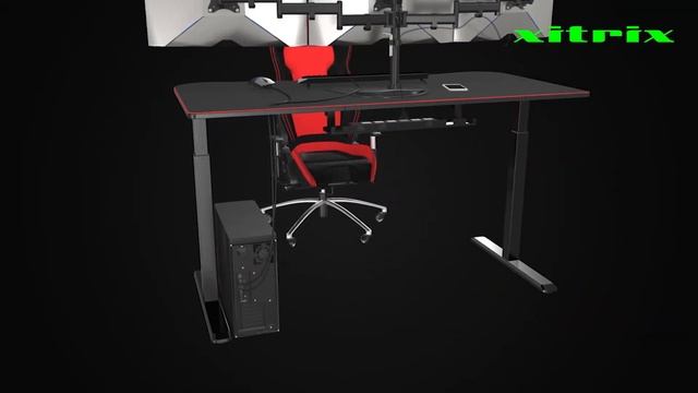 Xitrix GX Height Adjustable Gaming Desk смотреть онлайн