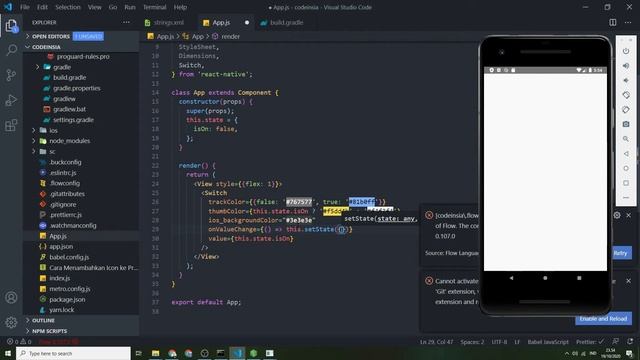 Cara Membuat Switch dengan React Native смотреть онлайн