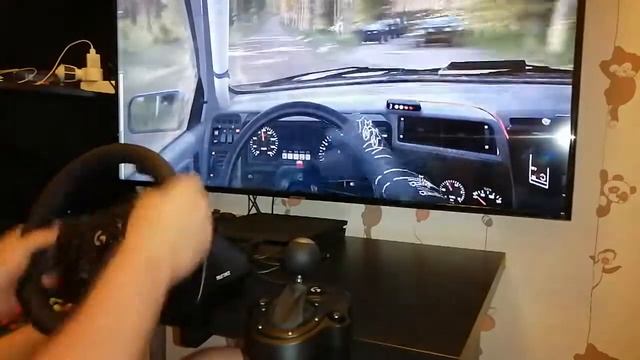 Logitech G 923 + Shifter Driving Force, DIRT Rally, Ford Sierra RS 500