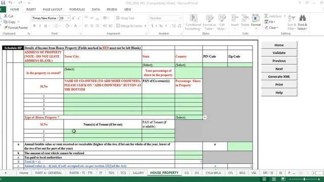 ITR 2 | How to File ITR 2 for AY 2018-19 online using excel utility| смотреть онлайн
