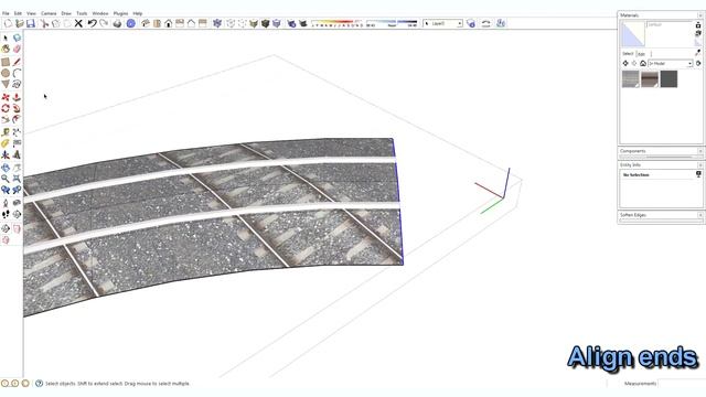 SketchUp Tutorial: Creating Curved Track Segments смотреть онлайн
