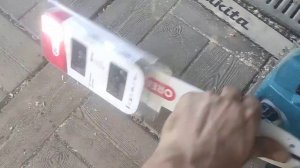 Аккумуляторная цепная пила Makita duc353. Замена шины и цепи на Oregon.