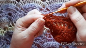 КАК ВЯЗАТЬ КРЮЧКОМ ШАЛЬ С УЗОРОМ РАКУШКИ // ШКОЛА ВЯЗАНИЯ АНЖЕЛИКИ