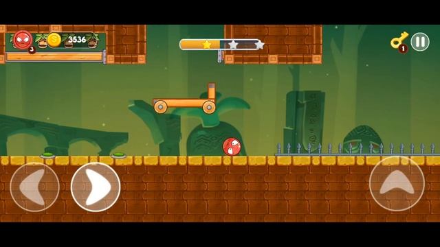 Angry Ball САМЫЙ СЛОЖНЫЙ уровень 27 приключения красного шарика в джунглях прохождение игры смотреть онлайн