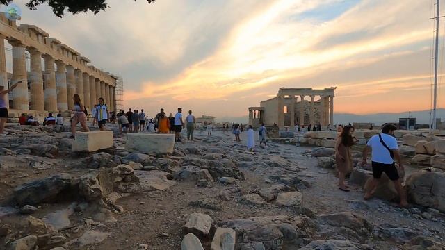 GREECE, ATHENS - Sunset Walk at ACROPOLIS 2022 ??UNESCO Parthenon— Erechtheion — Propylaea Ελλάδα смотреть онлайн