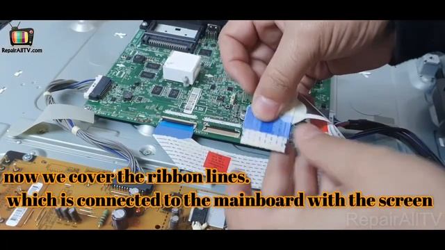 LG TV. on the TV screen is a picture with lines vertical and horizontal. repair successfully смотреть онлайн