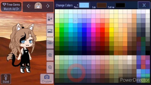 Параметры моей ОС в Gacha Club. смотреть онлайн