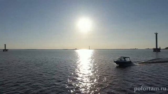 Экскурсия по фортам и маякам Кронштадта на быстроходном катере смотреть онлайн