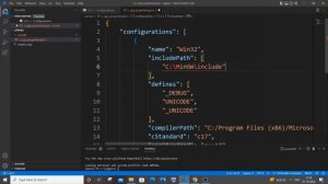 include errors detected. please update your includepath SOLVED visual studio code C and C++
