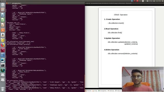 MongoDB tutorial Part 2-CRUD Operations смотреть онлайн
