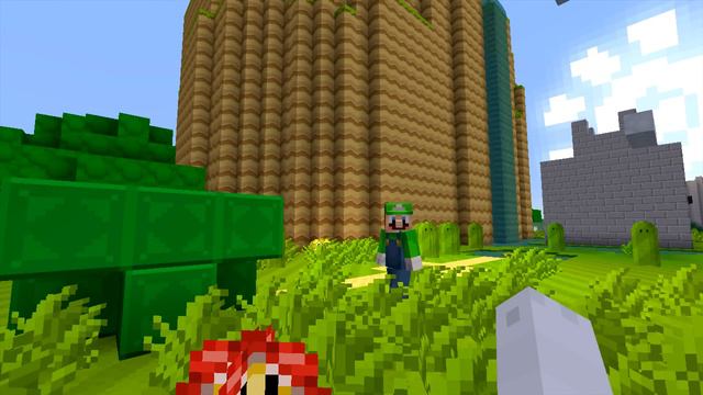 Minecraft Wii U - Super Mario Series - Peach and Luigi IN LOVE?! [19] смотреть онлайн