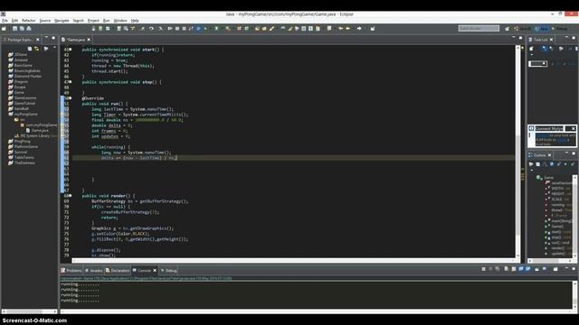 java game programming for beginners( pong part 2) смотреть онлайн