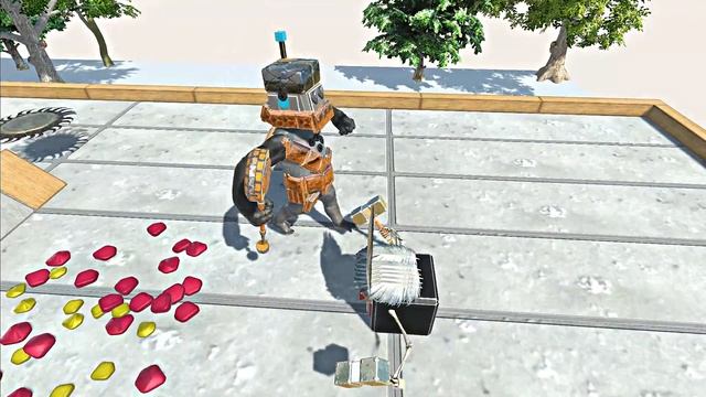 SPIKE FALL - Animal Revolt Battle Simulator #arbs