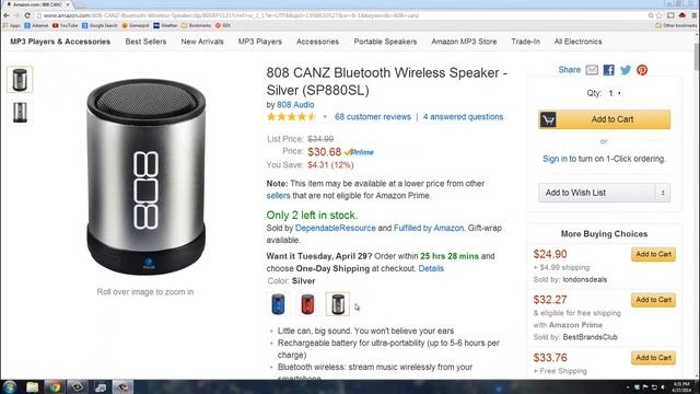 Best Portable Bluetooth Speakers for iPad, iPhone or Android (808 CANZ) смотреть онлайн