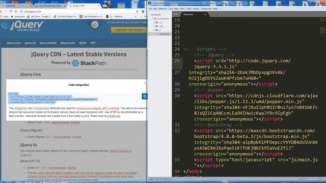 1 Getting Set Up for jQuery смотреть онлайн
