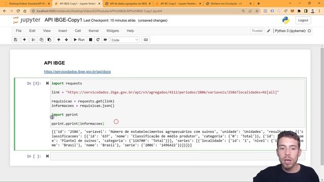 API do IBGE com Python - Query Builder смотреть онлайн