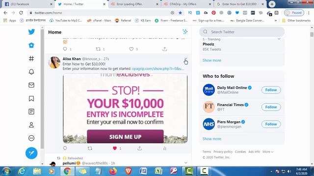 Create Best CPA Landing Page And Direct Promote Unlimited CPA Offer Link On Facebook смотреть онлайн