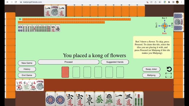 Playing Marvelous Mah Jongg online using Mahjong 4 Friends смотреть онлайн