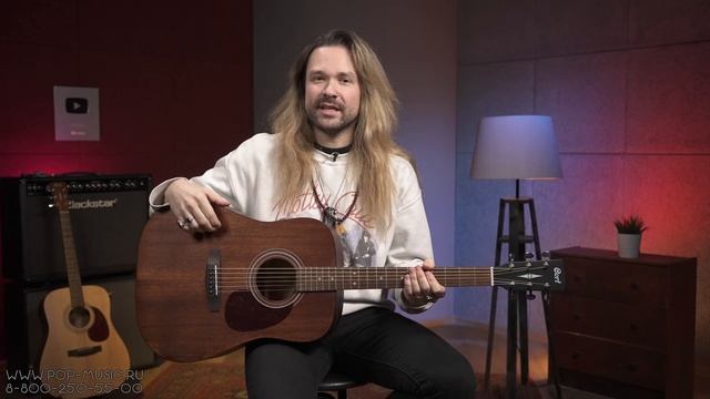 Акустические гитары CORT EARTH60 и CORT EARTH60M. Разница в звучании топа из если и топа из махагон смотреть онлайн