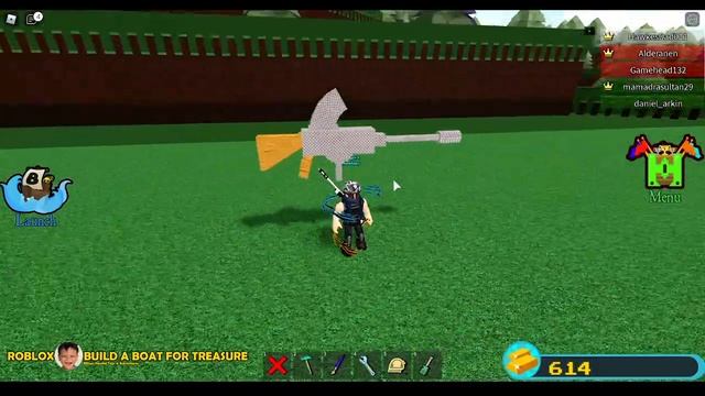Roblox Build a Boat for Treasure! Customized Machine Gun Tutorial! For Tanks, Ships! HawkesDad011! смотреть онлайн