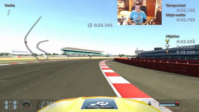 Gran Turismo 6 - GT Academy 2013 - 1080 hd - Time trial 2 Gold Silverstone 370Z - Live 2.0 смотреть онлайн