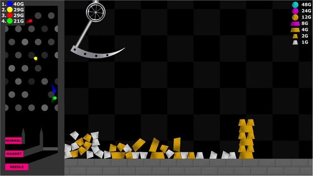 Crane Game 2 - The Gold Battle 8 - Marble Race in Algodoo смотреть онлайн