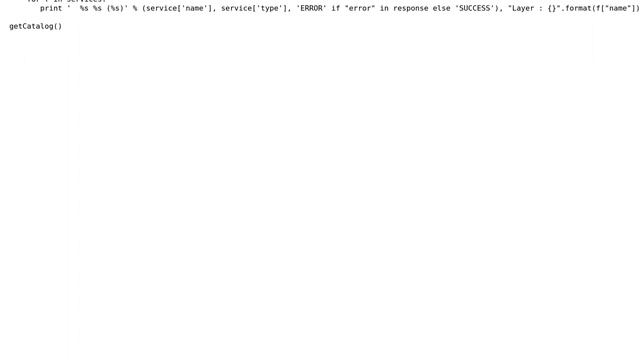 GIS: List layer names from Map service using python смотреть онлайн