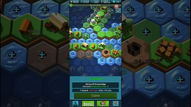 Idle Kingdom - world 3 - crater lakes смотреть онлайн