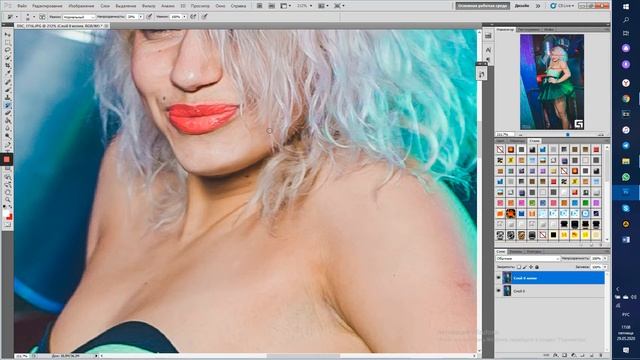 ФОТОШОП: УБИРАЕМ ВТОРОЙ ПОДБОРОДОК смотреть онлайн