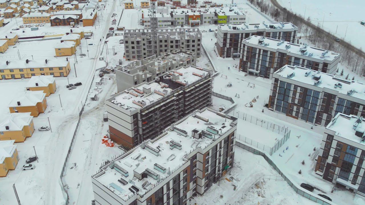 Ход строительства #ЖКБелаяАллея • ФЕВРАЛЬ 2021 г. смотреть онлайн