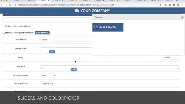 Customize Interface Dolibarr Module смотреть онлайн
