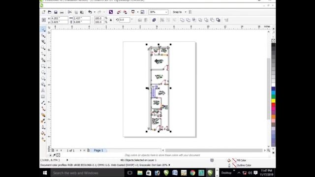 How to print Auto Cad 2d file in corel draw in urdu/hindi смотреть онлайн