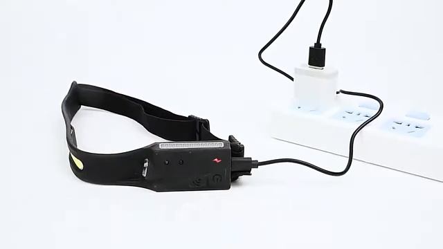 Налобный фонарик 2в1 BL-G28-XPE+COB с сенсором и датчиком движения смотреть онлайн