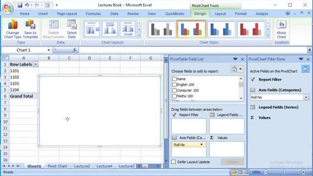 Microsoft Excel 12 Pivot Charts смотреть онлайн