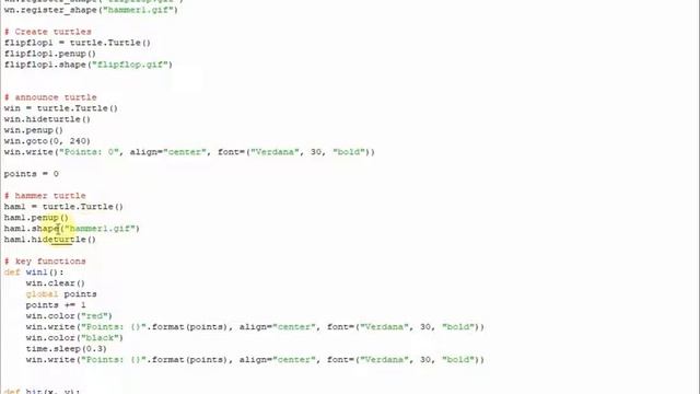 How to Code a Whack-A-Flip-Flop Game in Python 3! смотреть онлайн