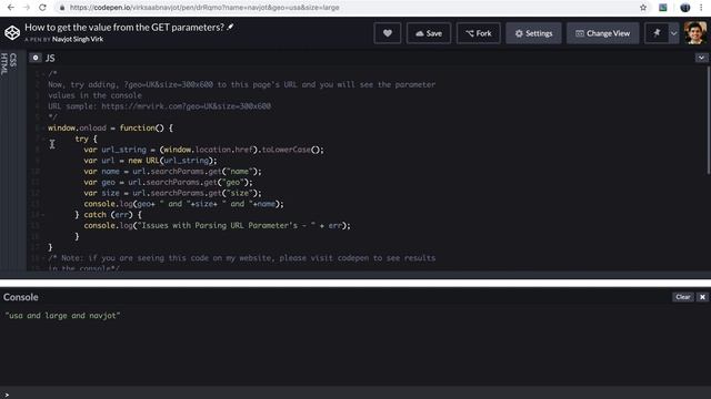 Get URL Parameter Values from Query String in Javascript - Step by Step Guide смотреть онлайн