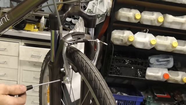 Регулировка ободных тормозов v-brake смотреть онлайн