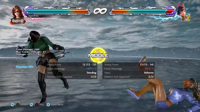 Tekken 7 Tips - Josie's 3 and crouch dash - What to do? смотреть онлайн