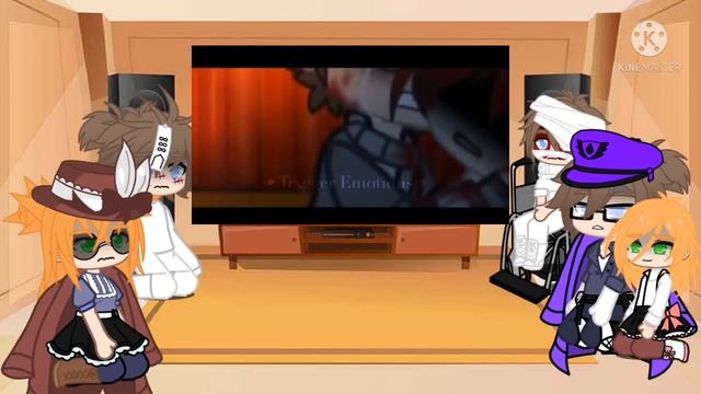 Chris survives the bite AU reacts to Afton Family Memes смотреть онлайн