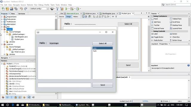 Multiple chat client on server in java using multi-threading and socket смотреть онлайн