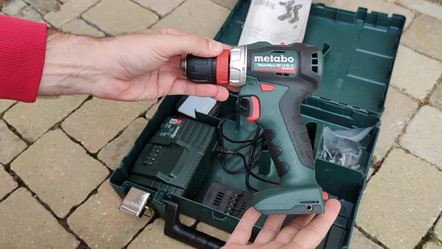 Unpacking / Unboxing Cordless Drill / Screwdriver Metabo POWERMAXX BS 12 BL Q 601039500