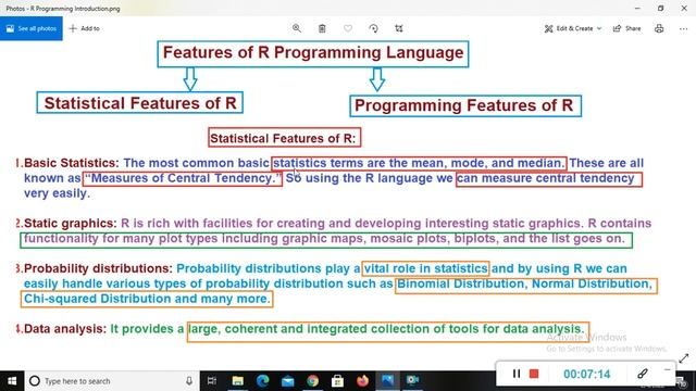 #RLangauge R Programming Introduction/ Features of R /Application/Advantages/Disadvantages смотреть онлайн