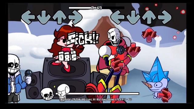 To The Bone Song - Friday Night Funkin' VS Papyrus (FC) Gameplay смотреть онлайн