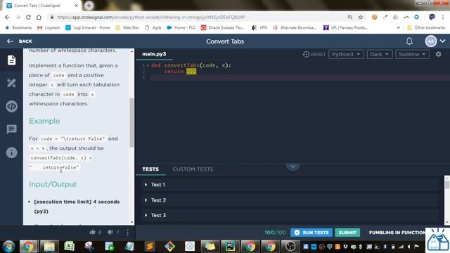 Python - CodeSignal Convert Tabs 14 смотреть онлайн