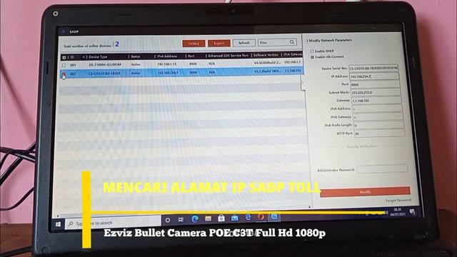 CAMERA IP Ezviz Bullet Camera POE C3T Full Hd 1080p смотреть онлайн